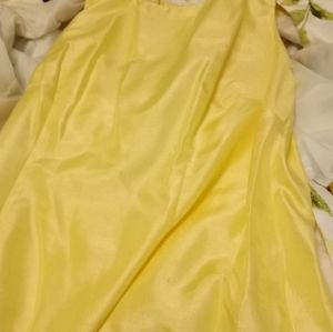 Yellow multi jacket dress suit